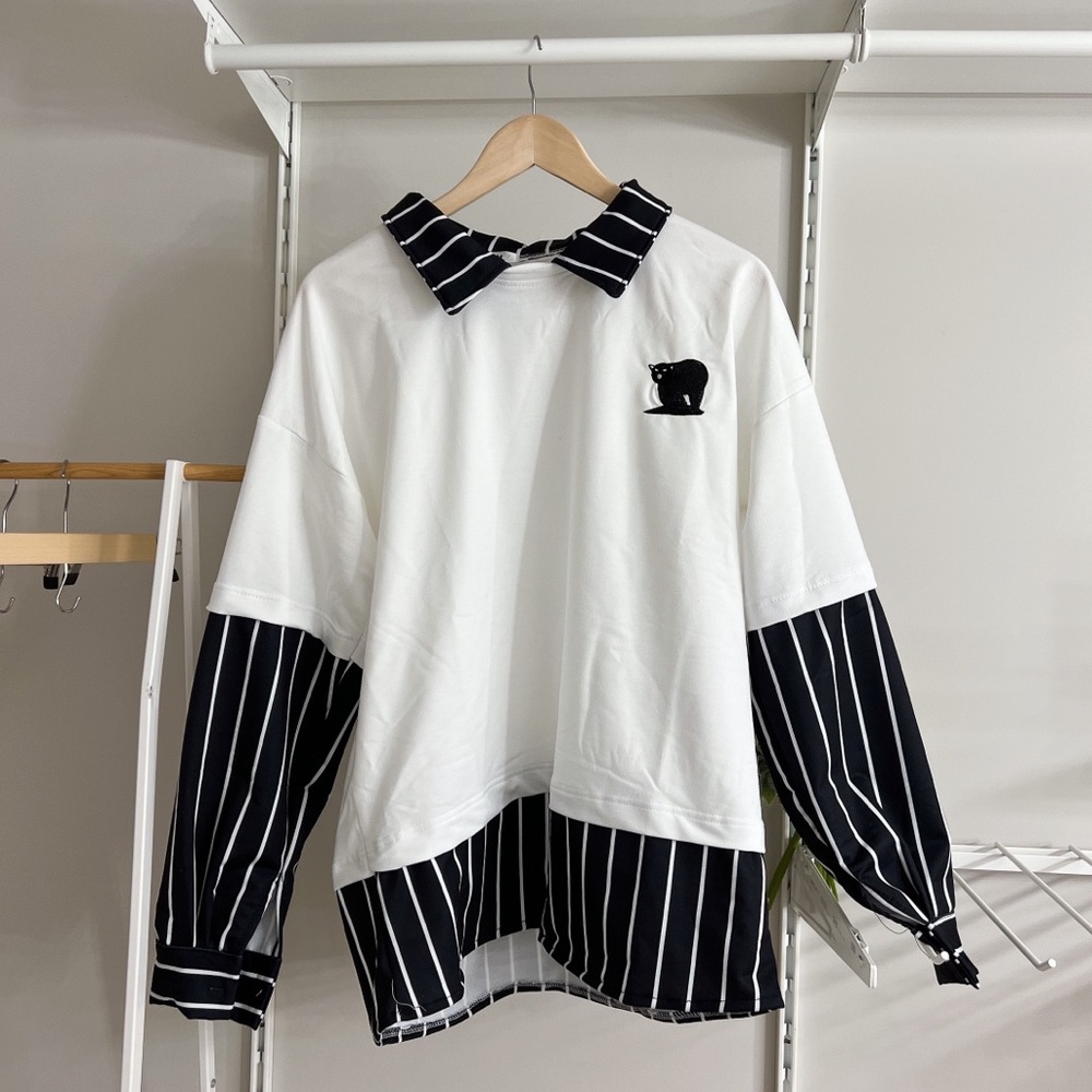 Bad Boy Sweater Blouse Mock Up